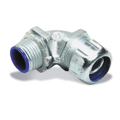 Conduit - Liquid-Tight Connectors for Flexible Metal Conduit - 90 Deg - 3/8